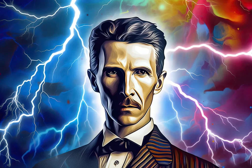 nikola tesla illustration-veterans-ptsd-cure