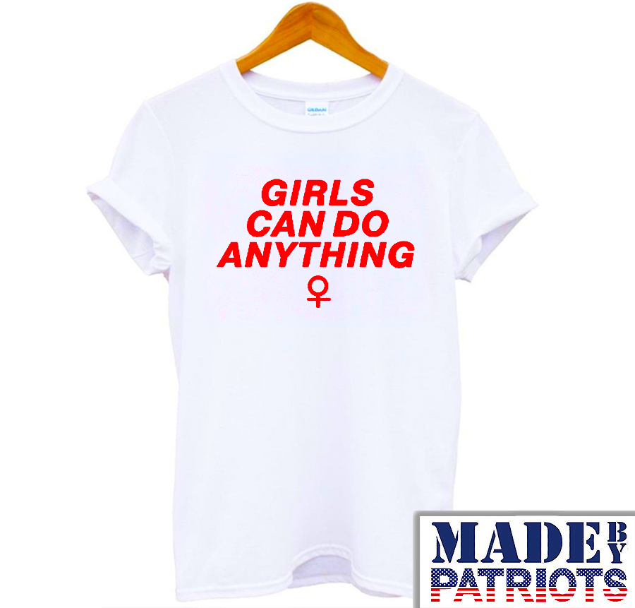 4 Girls Can Do Anything Shirt Women's Short Sleeve - Image 4