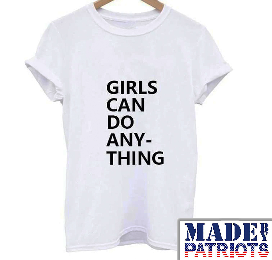 3 Girls Can Do Anything Shirt Women's Short Sleeve - Image 3