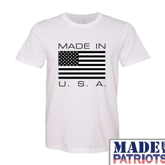 Made In USA Black & White Men's Shirt