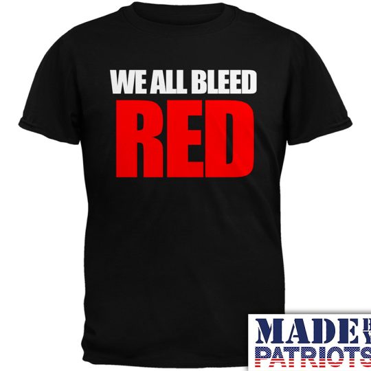 We ALL Bleed Red Short Sleeve Men